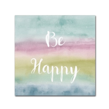 Trademark Fine Art Lisa Audit 'Rainbow Seeds XIV Cool Happy' Canvas Art, 14x14 WAP0525-C1414GG